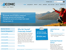 Tablet Screenshot of iconicfinancial.co.nz